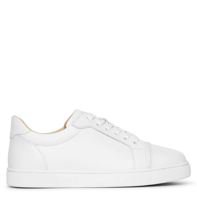 Christian Louboutin, Vieira Spikes flat white sneakers