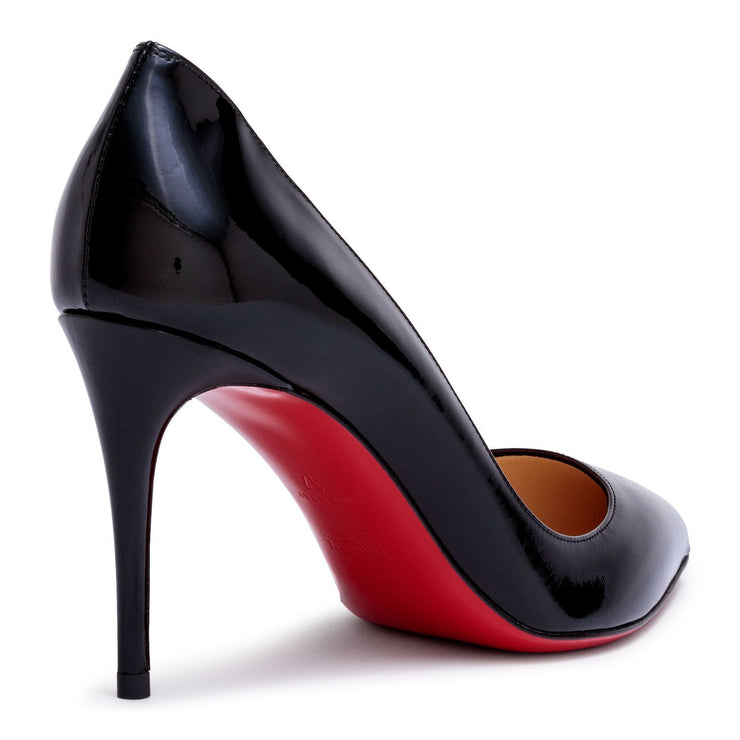 christian louboutin black patent pigalle