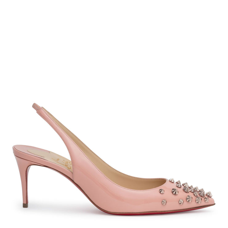 blush pink slingback shoes
