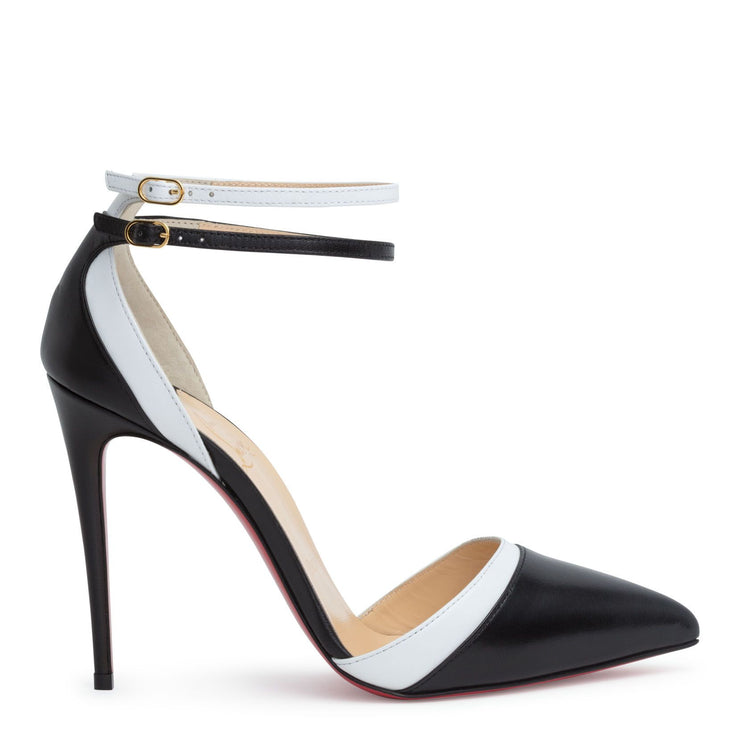 Christian Louboutin | Uptown Double 100 black leather pumps |