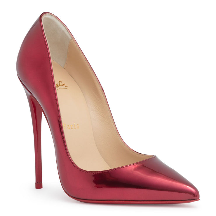 so kate patent red sole pump