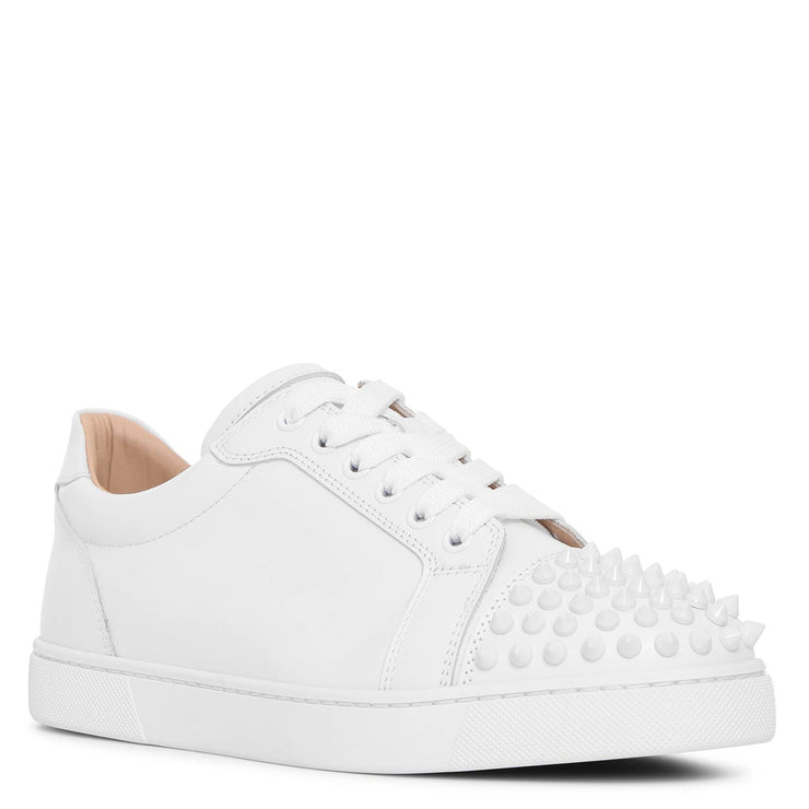 white louboutin sneakers with spikes