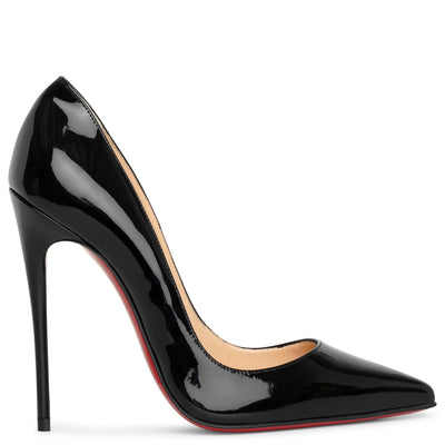 Women's High Heel Red Bottom Shoes Size 36.5 Christian Louboutin Black  160 Mesh