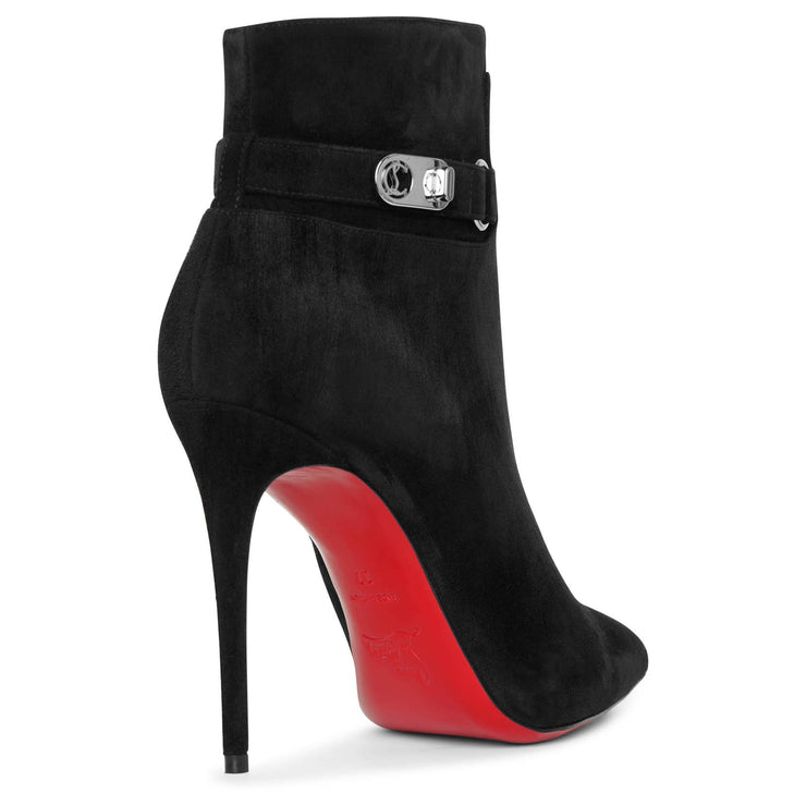 Christian Louboutin | Lock So Kate Booty 100 black suede | Savannahs