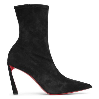 Suprabooty 85 Suede Ankle Boots in Black - Christian Louboutin