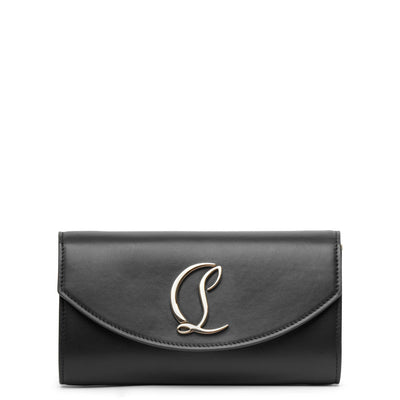 Leather clutch bag Christian Louboutin Black in Leather - 32449020