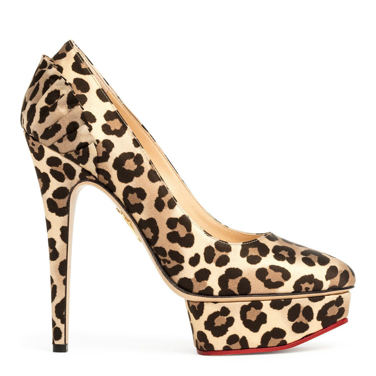 leopard print platform pumps