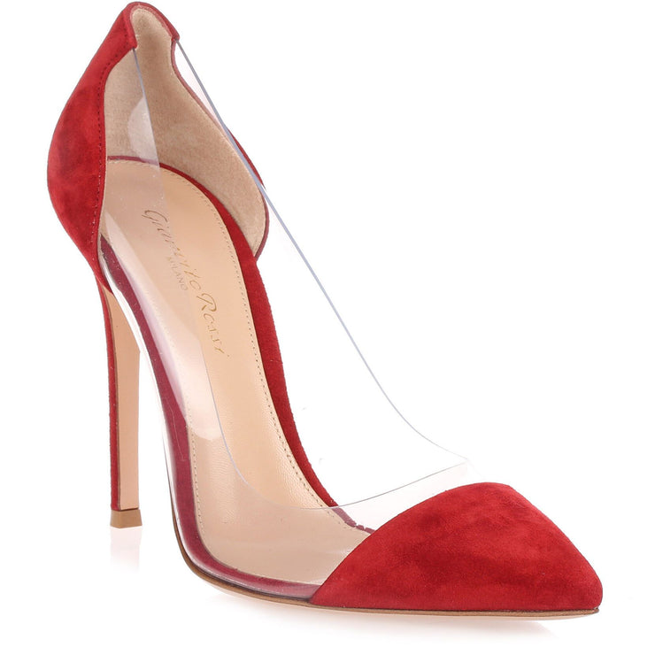 Gianvito Rossi | Plexi 105 red suede 