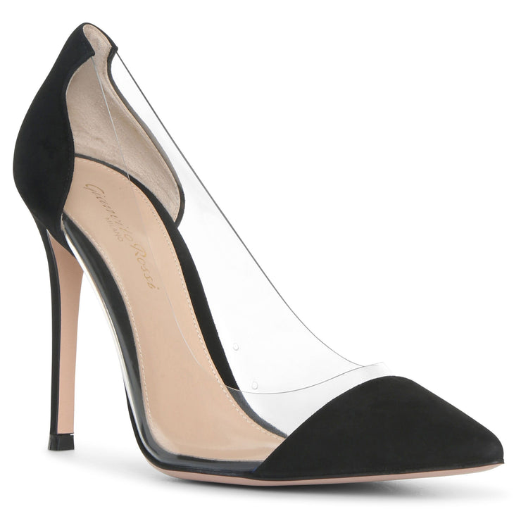 Gianvito Rossi | Plexi 105 black suede pumps | Savannahs