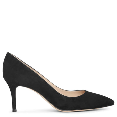 gianvito rossi black suede pumps