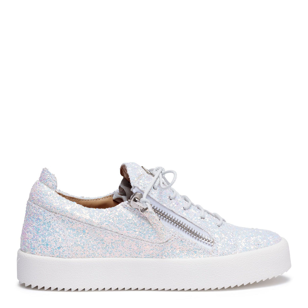 white glitter giuseppe