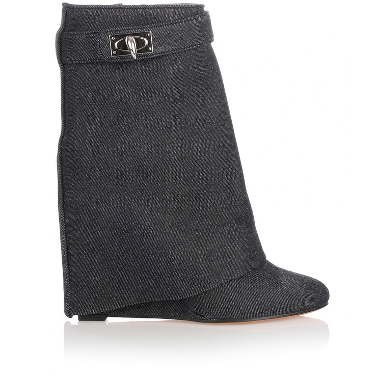 shark lock ankle boots