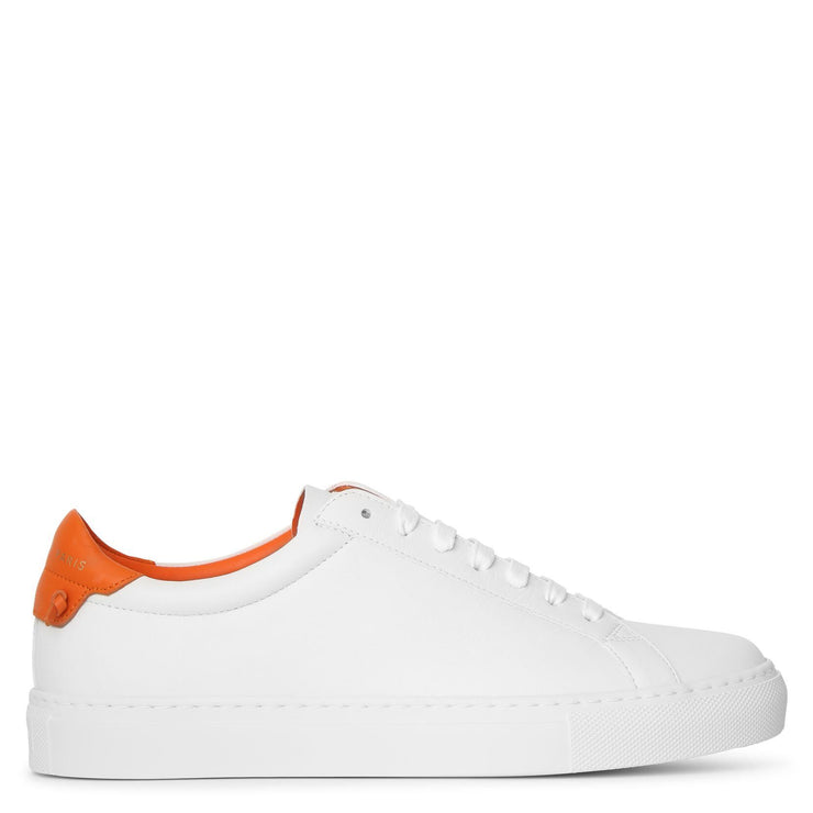 Givenchy | Urban Street white and tangerine sneakers | Savannahs