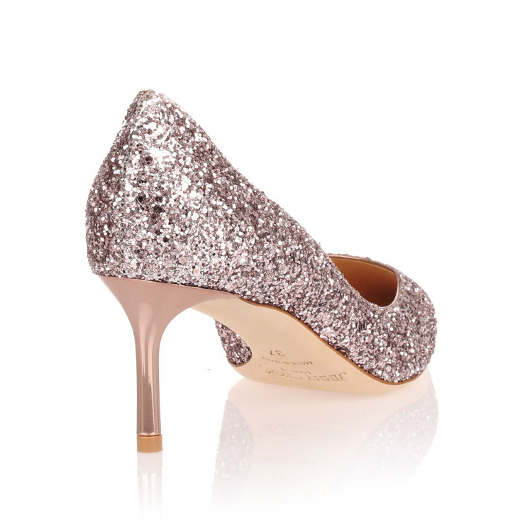 Jimmy Choo | Romy 60 pink glitter pump | Savannahs