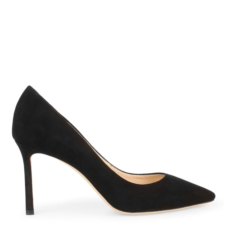 jimmy choo romy 85 black suede