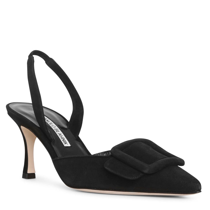 Manolo Blahnik | Maysli black suede pumps | Savannahs