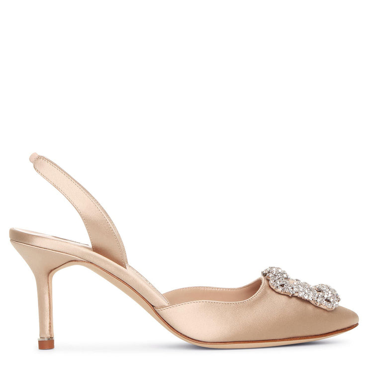 champagne slingback shoes