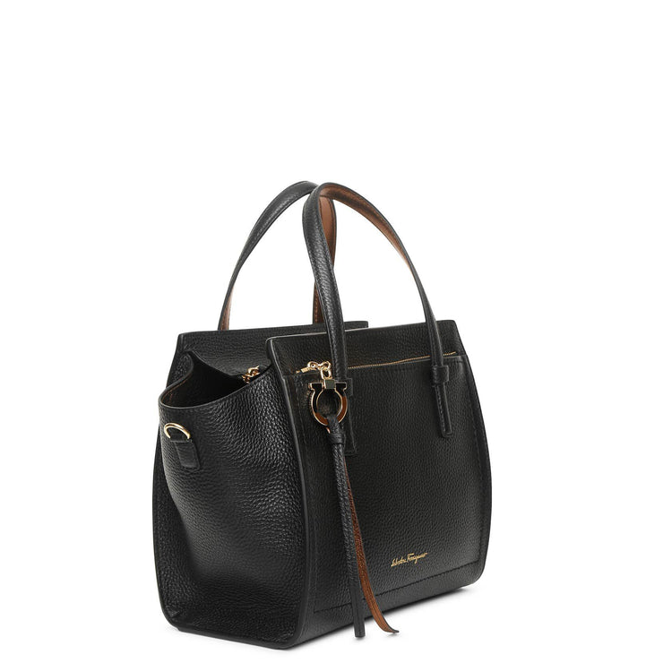 salvatore ferragamo amy medium leather tote