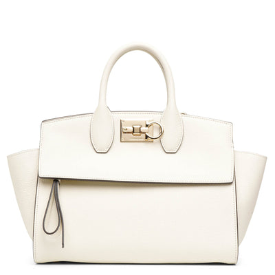THE ROW Ivory Large N/S Park Tote Bag in Leather NEW/UNUSED W1273