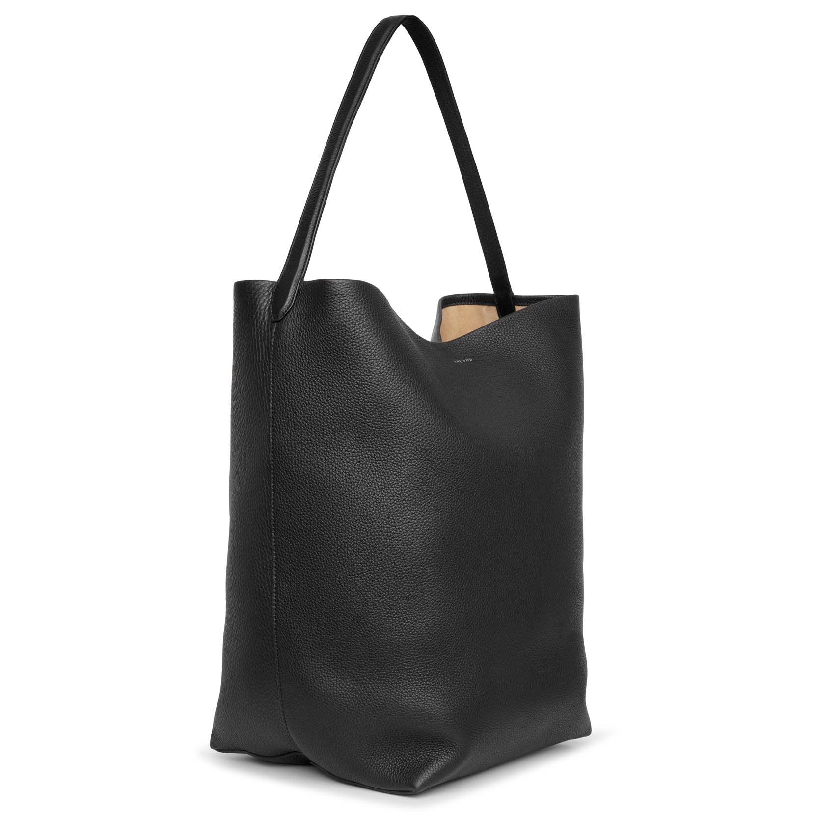 Shop The Row Large N/s Black Leather Park Tote Bag