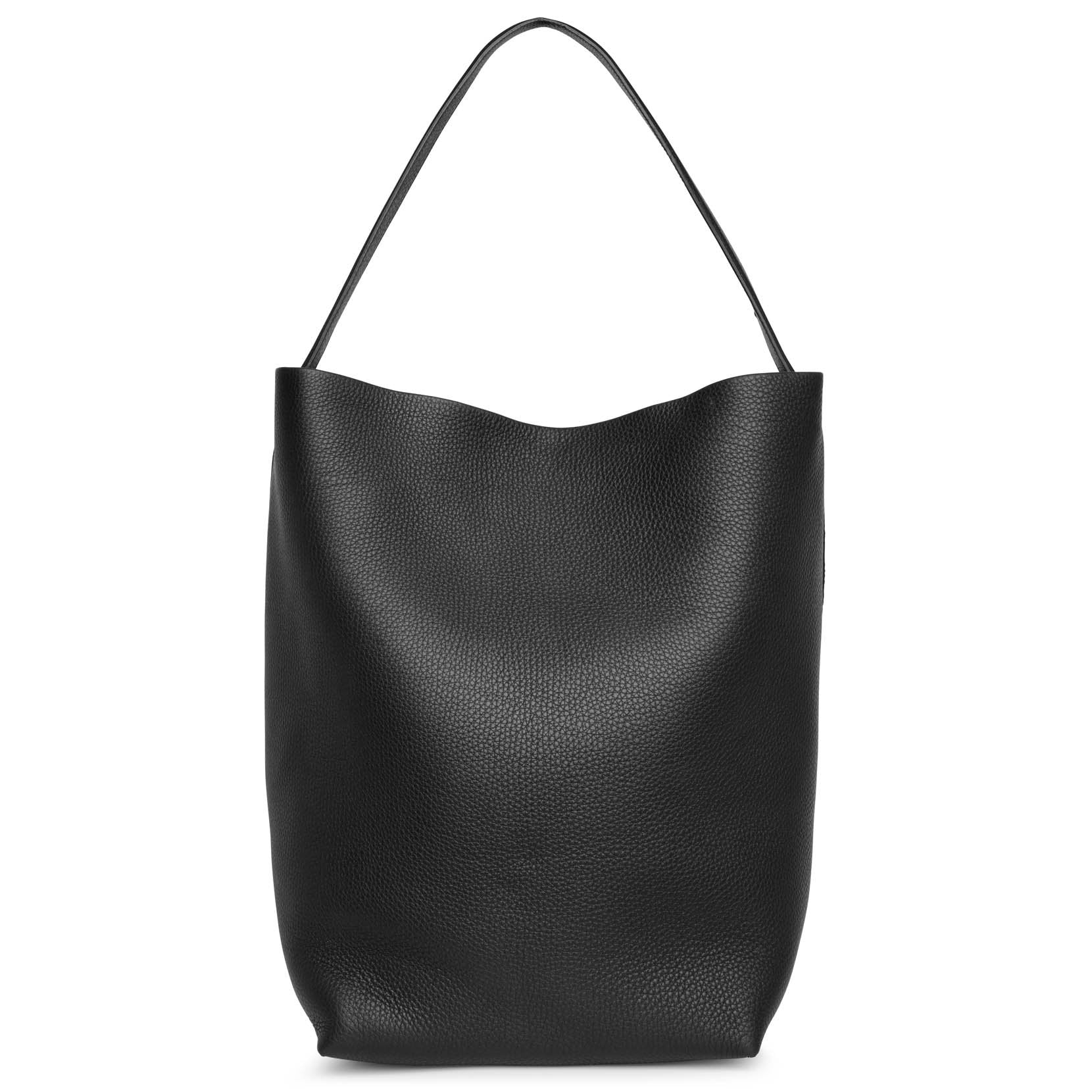 Shop The Row Large N/s Black Leather Park Tote Bag