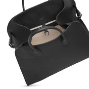 The Row | Soft margaux 15 black leather bag | Savannahs