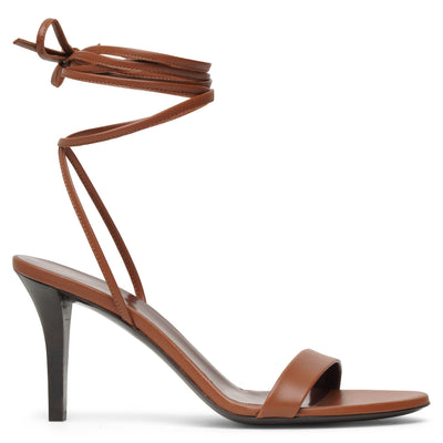 The Row | Constance mocha leather sandals | Savannahs