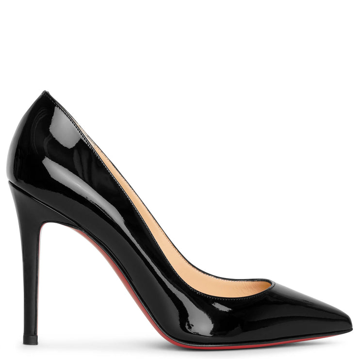 christian louboutin pigalle 100 patent-leather pumps