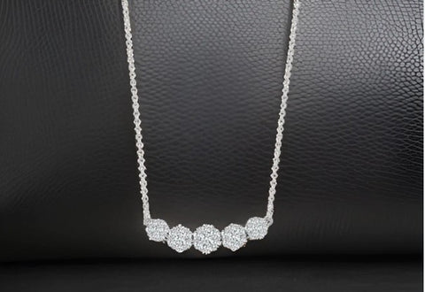 solitaire diamond necklaces