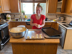 Autumn Baking in Kitchen