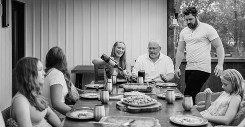 Youngs Family at Dinner