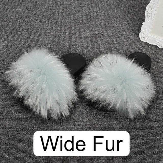 flip flops fluffy