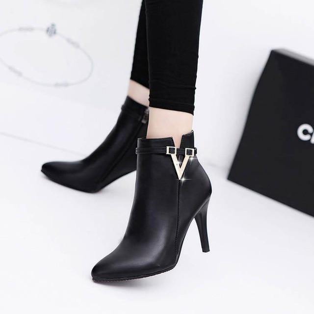 safety toe high heels