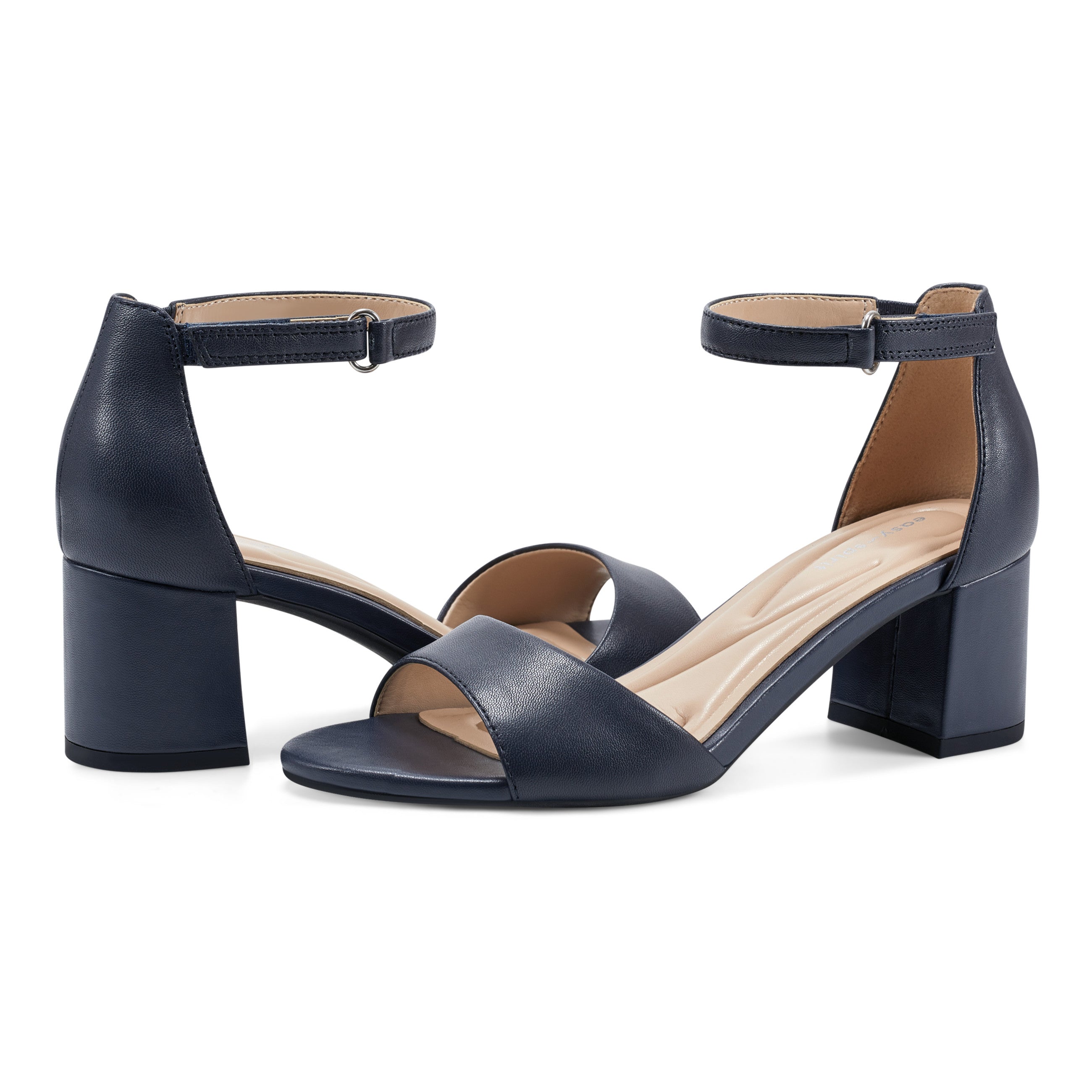 Daven Ankle Strap Heeled Sandals Easy Spirit