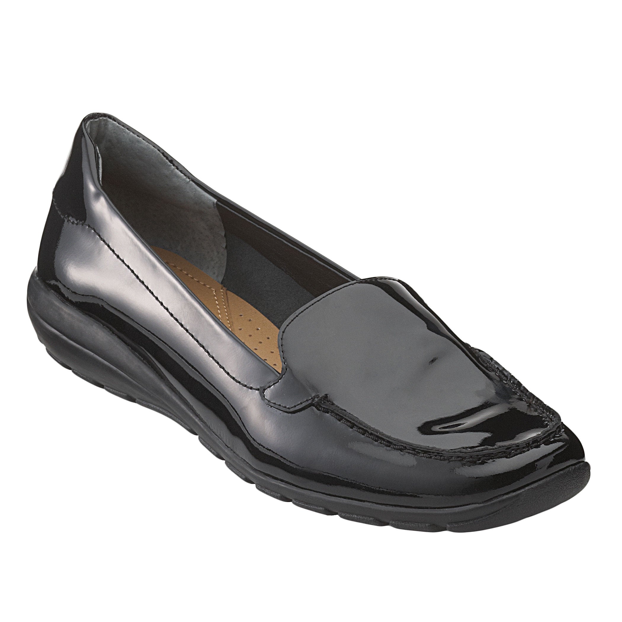 easy spirit patent leather loafers