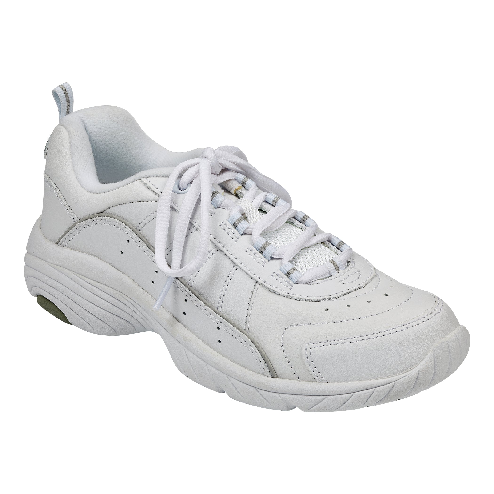 UPC 740362041326 product image for Easy Spirit Punter Athletic Shoes - Leather - White (Size 7), Narrow Width | upcitemdb.com