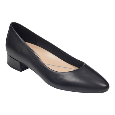 Caldise Leather Low Heel Dress Shoes 