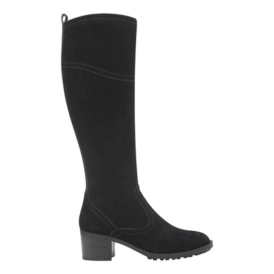 Grazes Wide Calf Tall Heeled Boots 