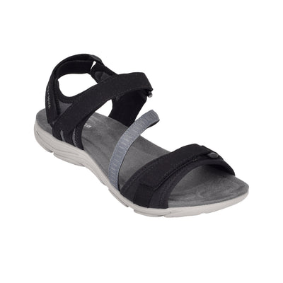 lunar black sandals