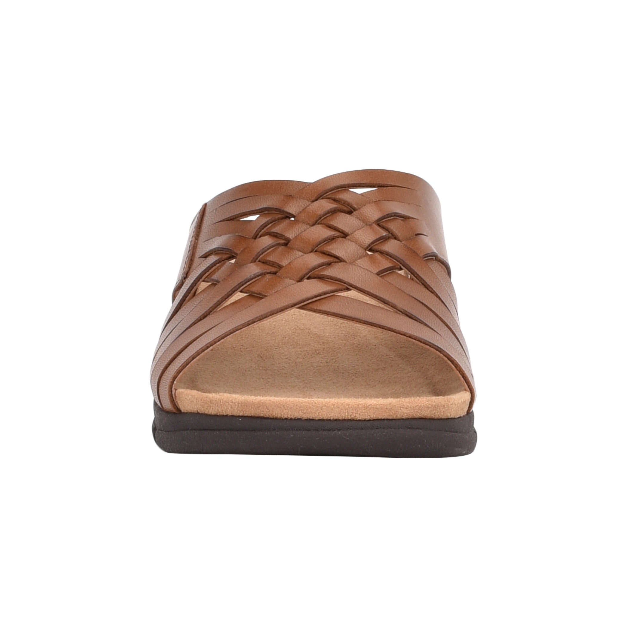 イージー ピリット Easy Spirit Womens Meadow Leather Slip On Huarache Sandals ...