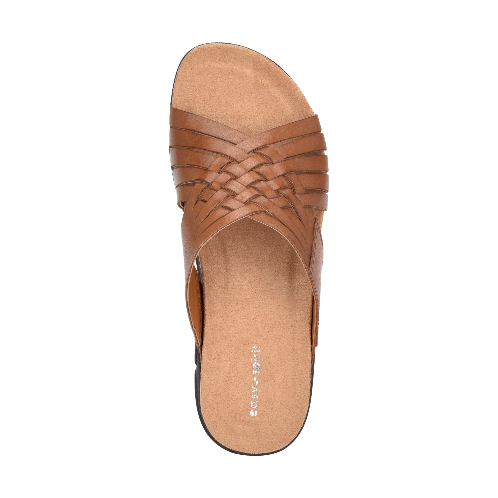 イージー ピリット Easy Spirit Womens Meadow Leather Slip On Huarache Sandals ...