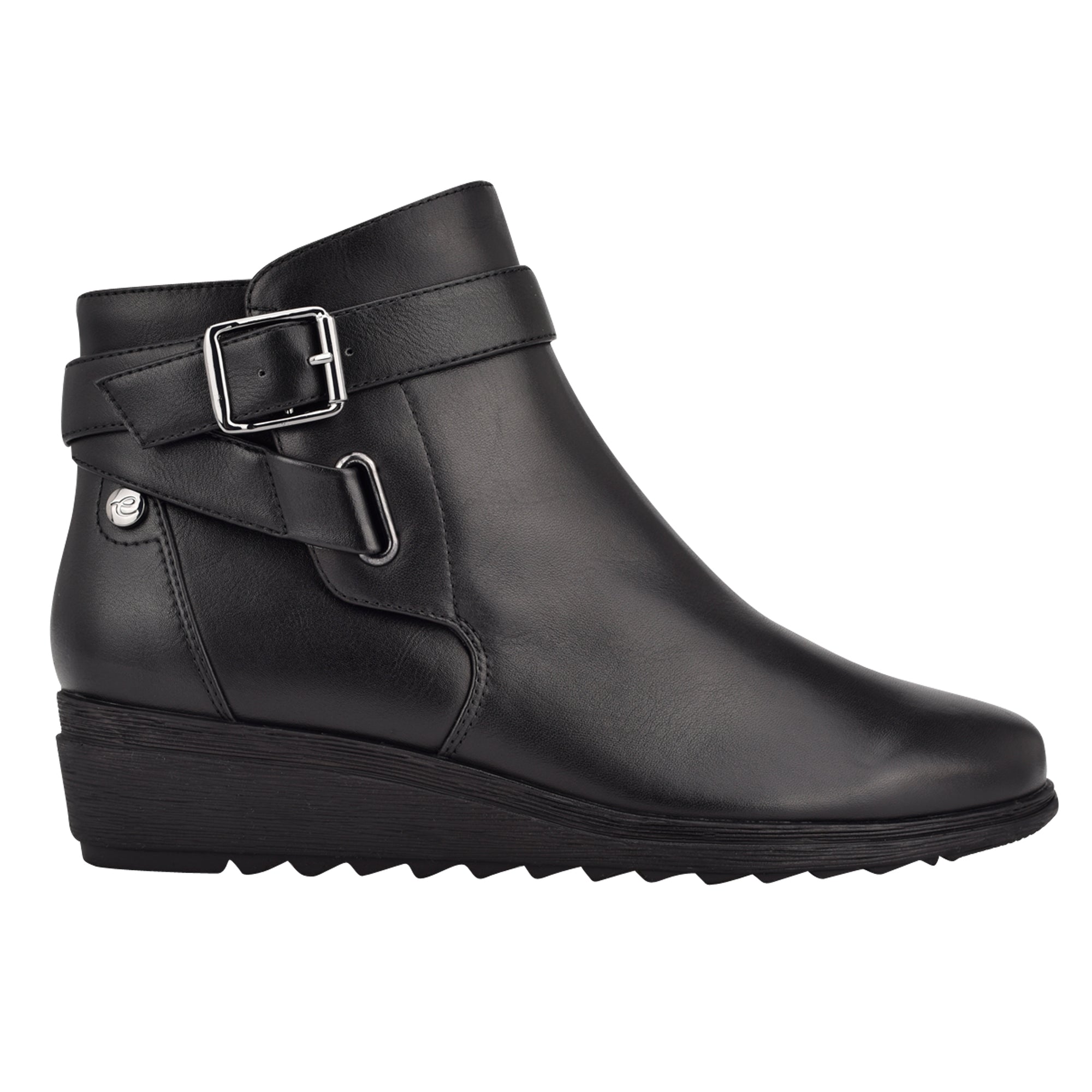 easy spirit kaymeen leather ankle booties