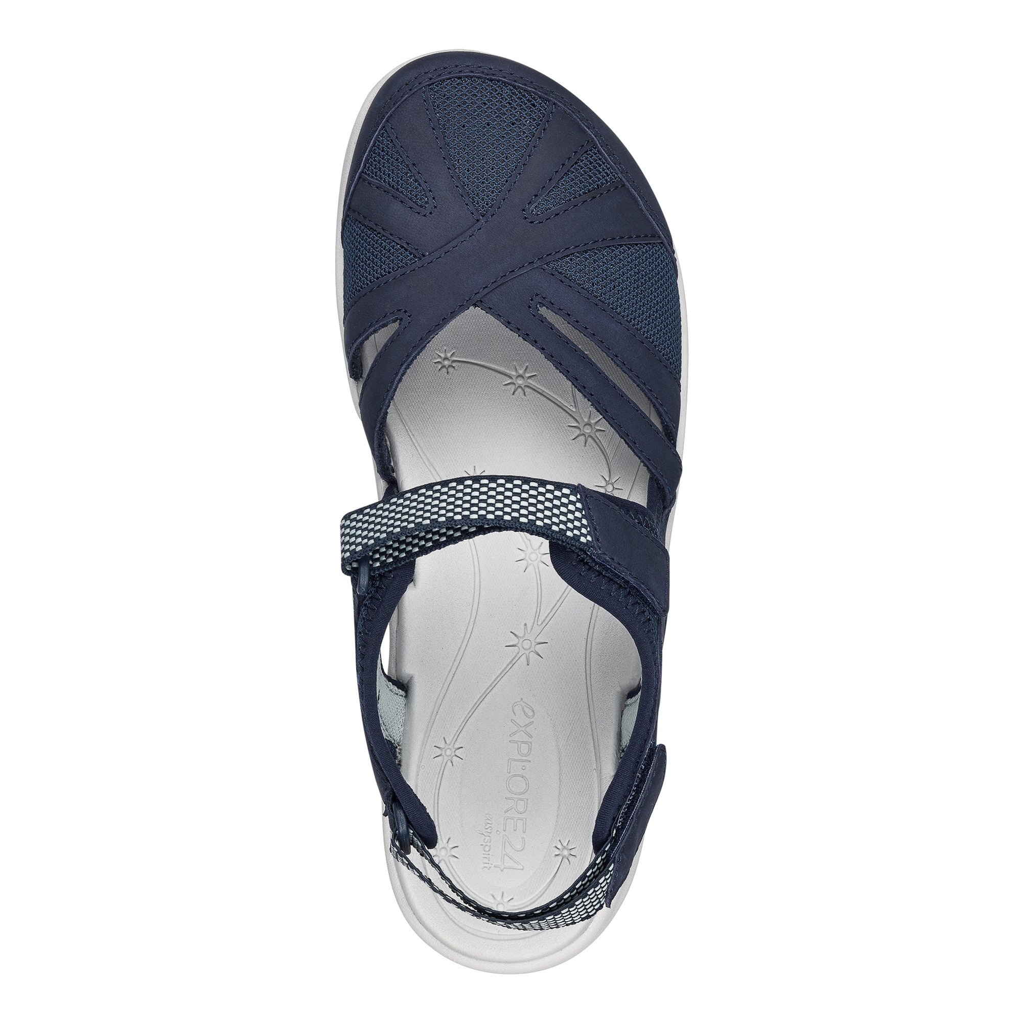 Splash Nubuck Flat Hiking Sandals 