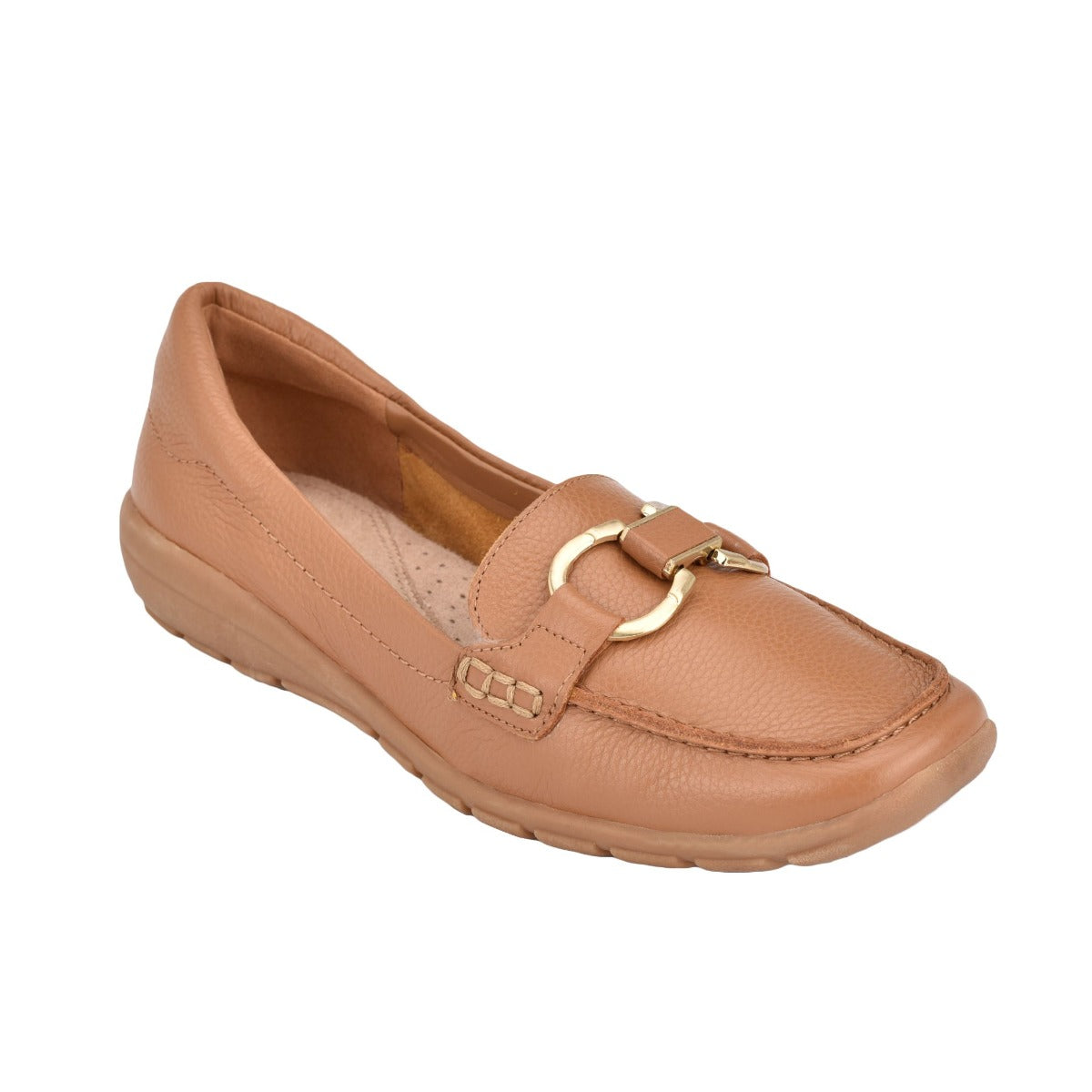 brown casual loafers