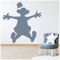 Azutura Funny Clown Wall Sticker Circus Wall Decal Kids Bedroom Party Home Decor Available In 5 Sizes And 25 Colours X Large Moss Green