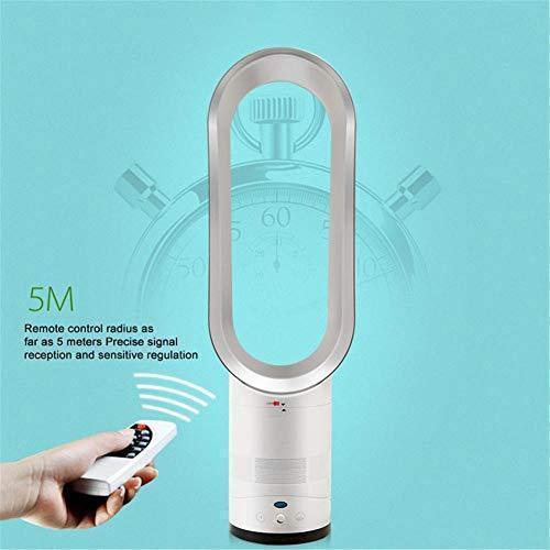 Keptfeet Bladeless Fan Quiet Remote Control Cooling Fan Portable Energy Saving No Leaf Fan Adjustable Wind Speed Suit For Household Desk Bedroom