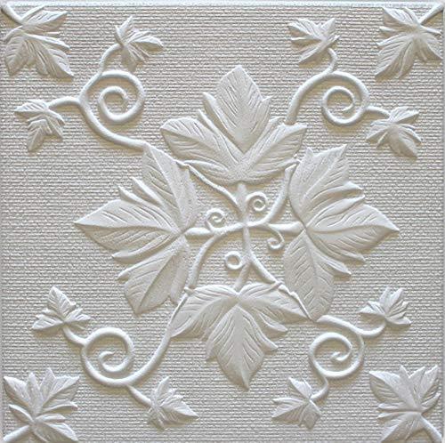 Polystyrene Ceiling Tiles Grono Pack 72 Pcs 18 Sqm White