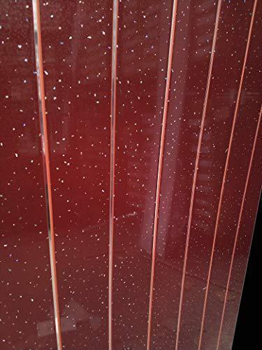 Red Sparkle Chrome Wall Paneling For Bathroom Shower Wall Panels Ceiling Panels Wall Panels Wetroom Wall Panels 100 Waterproof By Claddtech