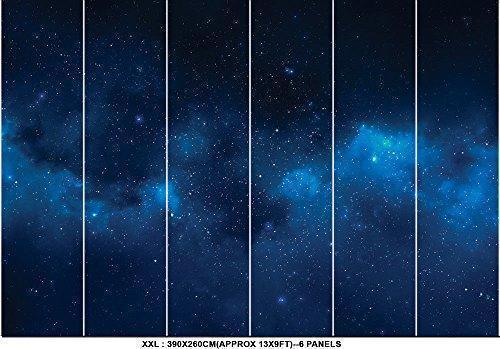 Space Galaxy Stars Planets Wallpaper Mural Photo Children Kids Bedroom Home Deco