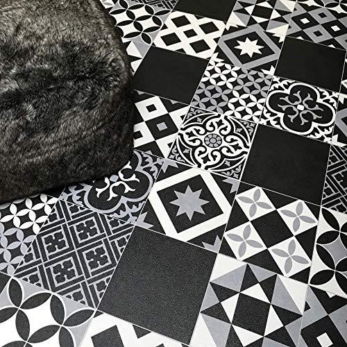 black and white sheet vinyl flooring